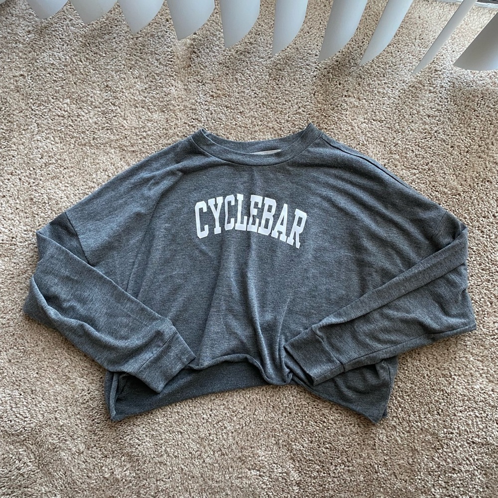 Cyclebar cropped long sleeve! Size small.